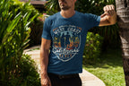 Men's Navy Blue Round Neck T-shirts