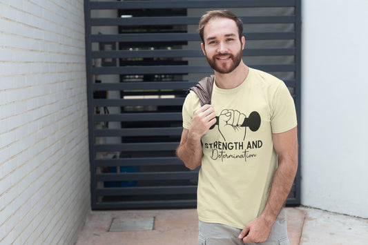 MENS ALMOND ROUNDNECK T-SHIRT