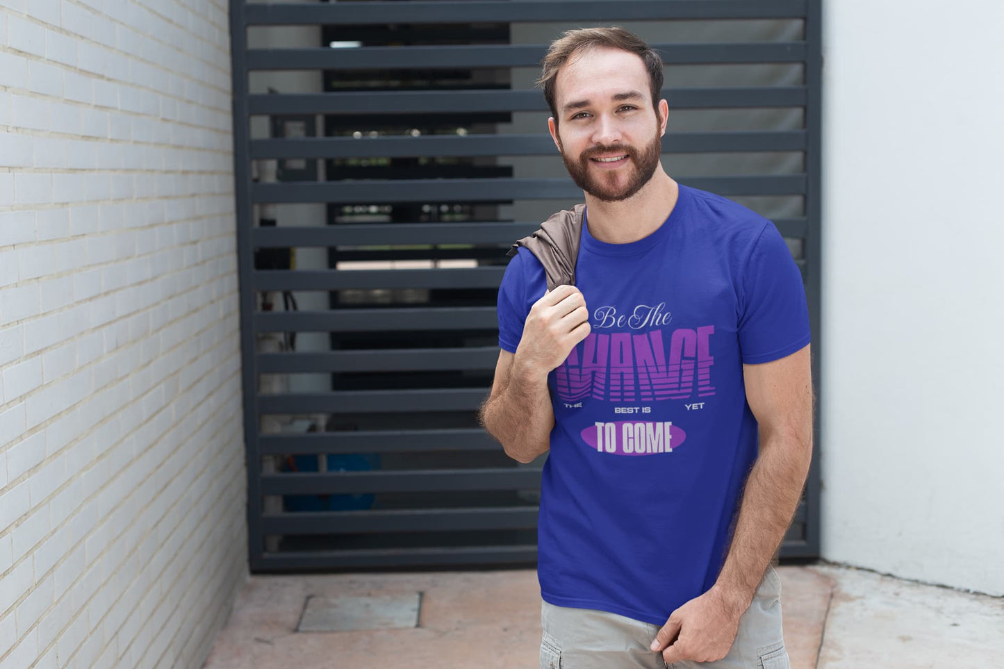 MENS ROYAL BLUE ROUNDNECK T-SHIRT