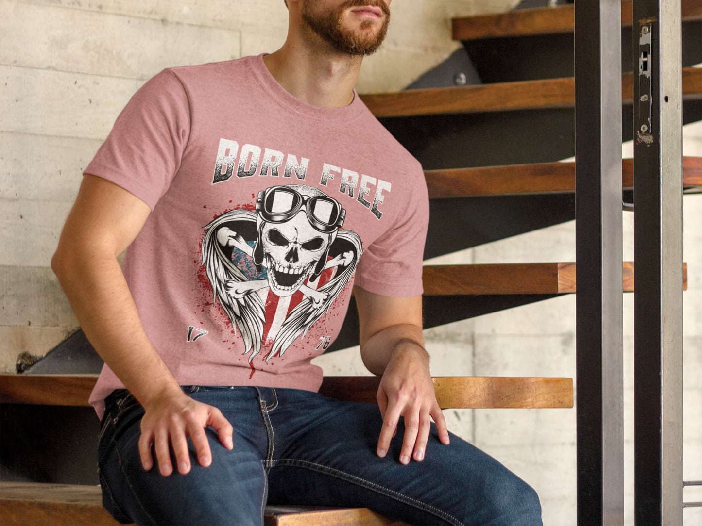 Men's Pastel Dusty Round Neck T-shirts