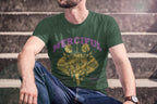 Men's Olive Green Round Neck T-shirts