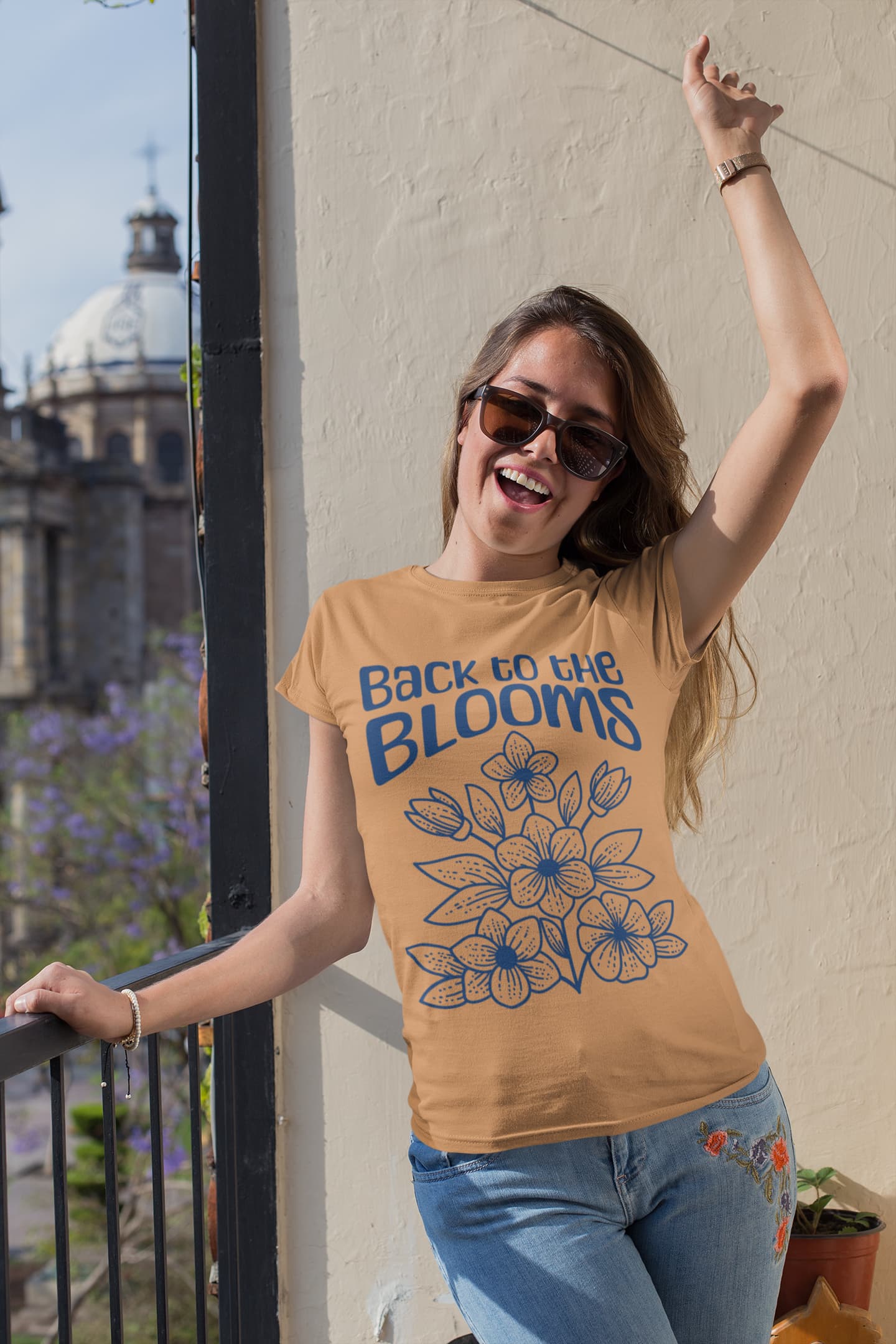 Women's Mustard Yellow Round Neck T-shirts