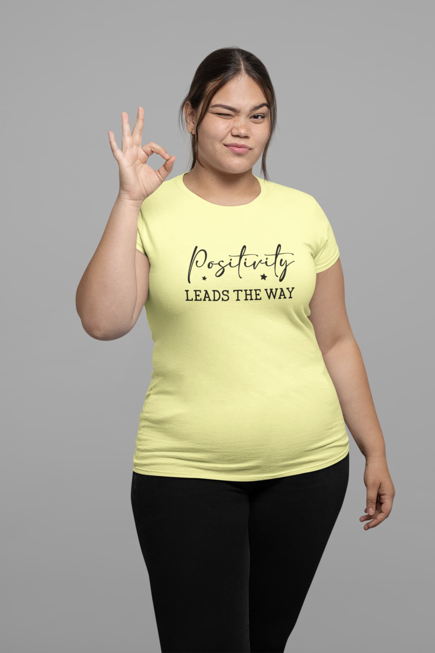 WOMENS BUTTER YELLOW ROUNDNECK T-SHIRT