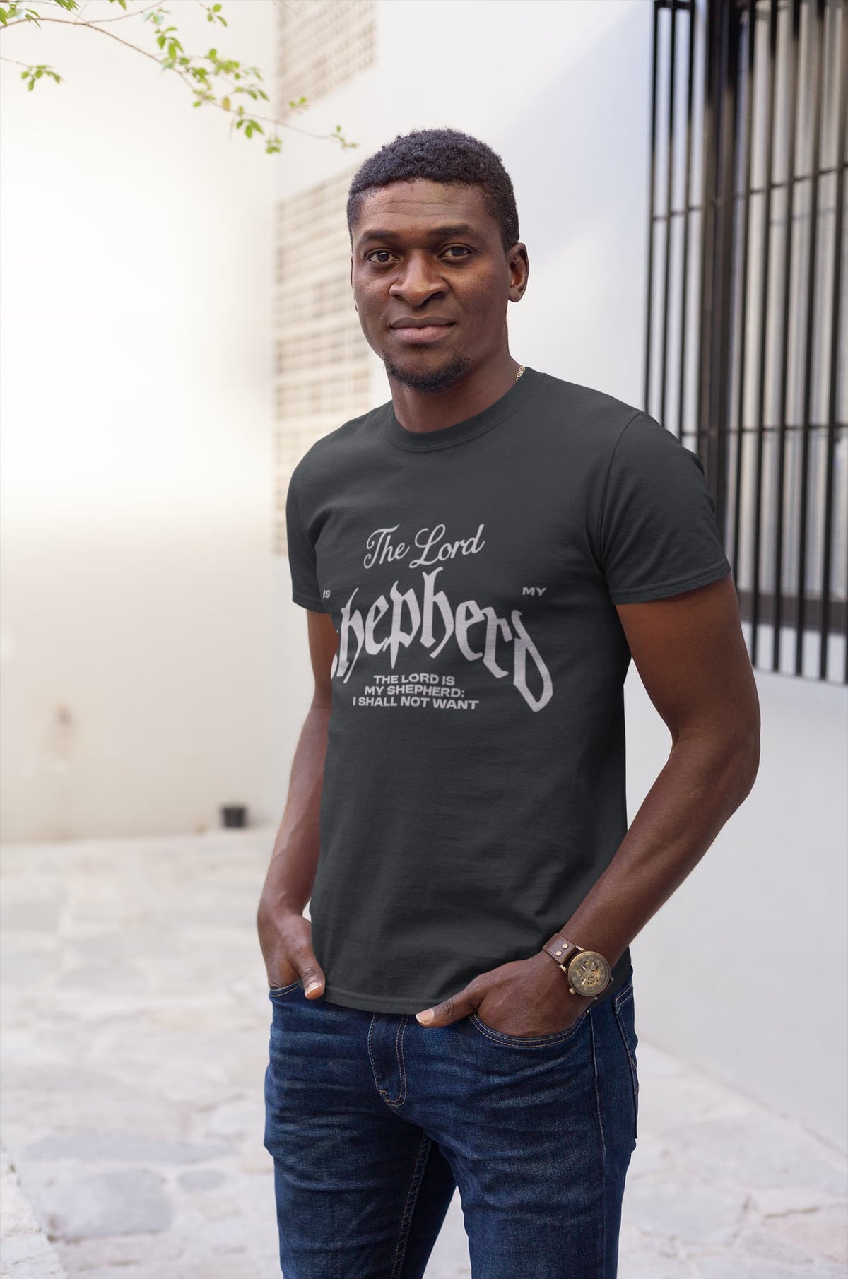 Karavirs® Rain Black graphic tee for men India