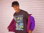 Men's Burgundy Round Neck T-shirts