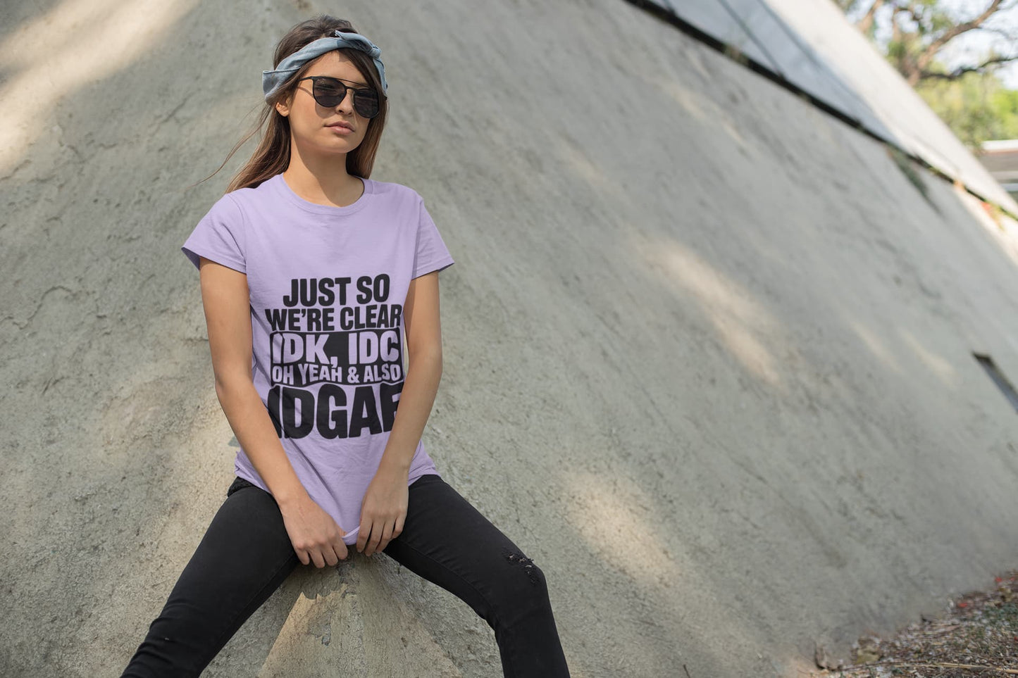 Women's Iris Lavender Round Neck T-shirts