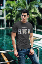Men's Black Round Neck T-shirts