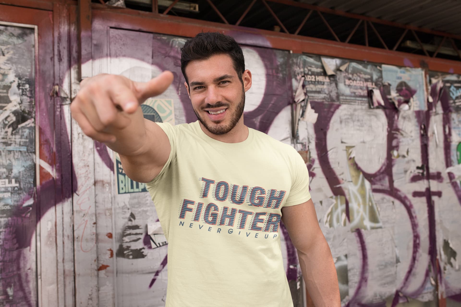 Men's Almond Round Neck T-shirts