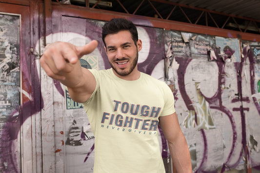 Men's Almond Round Neck T-shirts