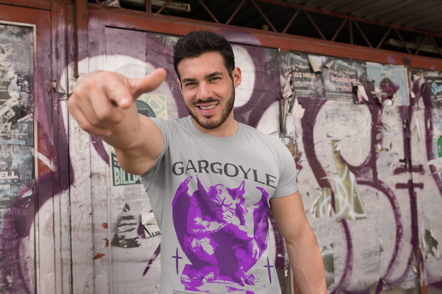 Men's Silver Frost Round Neck T-shirts