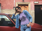 Women's Iris Lavender Round Neck T-shirts