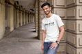 Karavirs® Cypress White graphic tee for men India