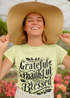 Women’s Butter Yellow Round Neck T-shirts