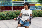 WOMENS WHITE ROUNDNECK T-SHIRT