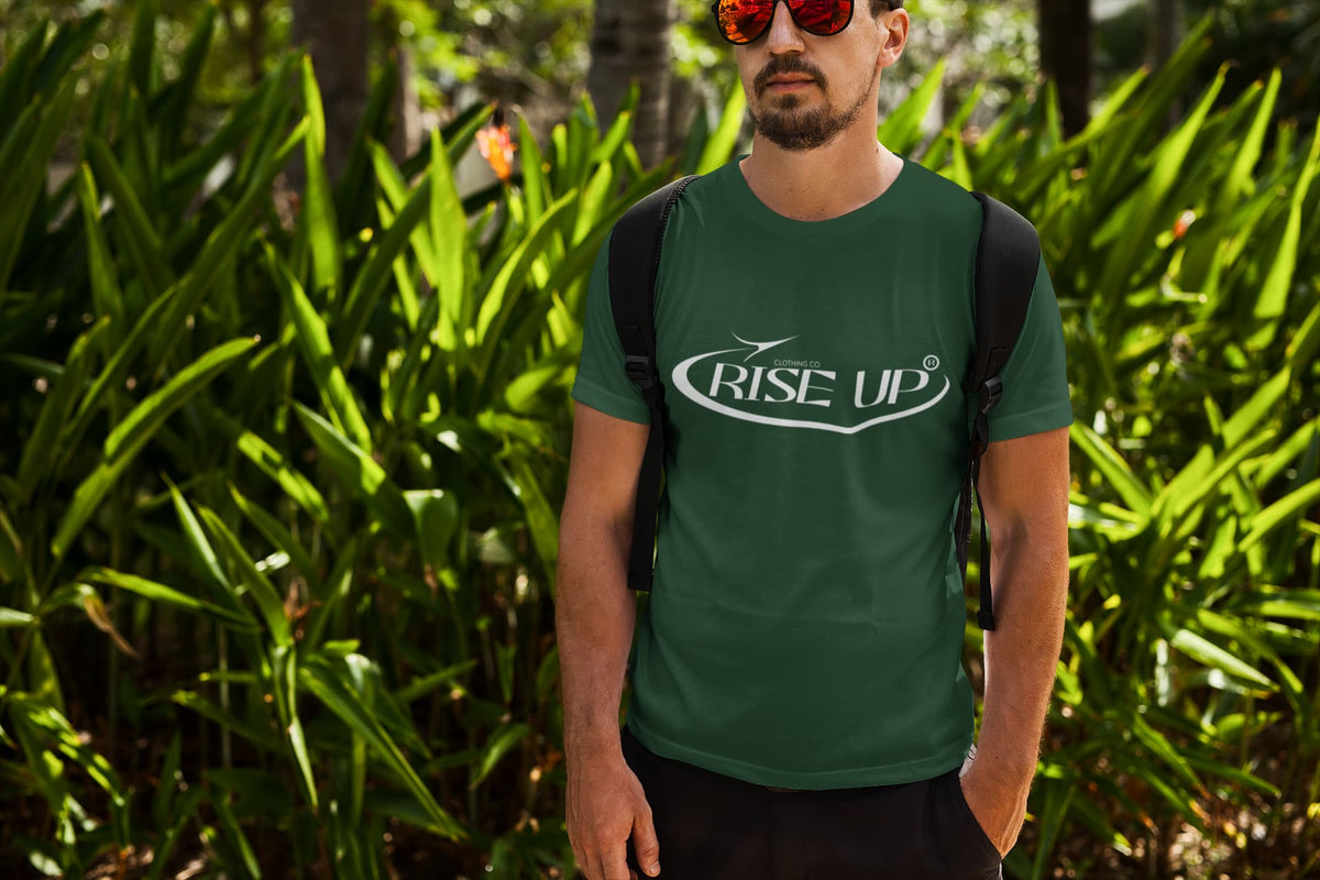 Karavirs® Thrust Olive Green graphic tee for men India