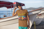 Men’s Chocolate Brown Round Neck T-shirts