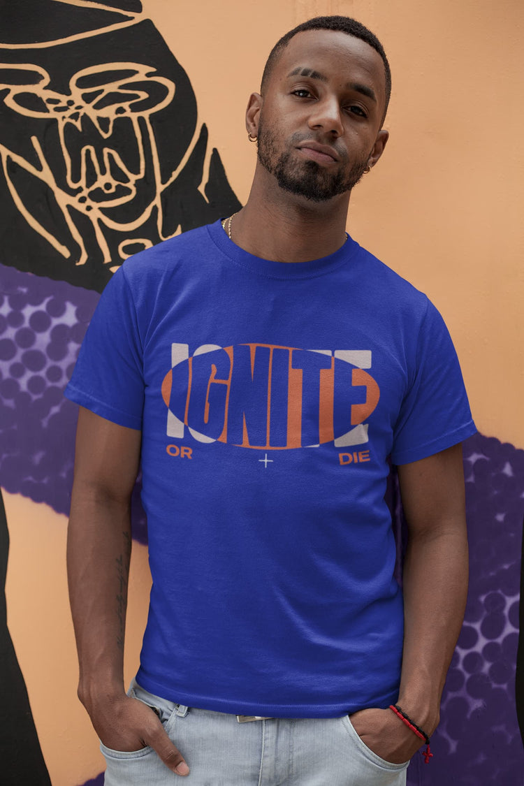 MENS ROYAL BLUE ROUNDNECK T-SHIRT
