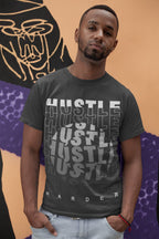 Men's Black Round Neck T-shirts