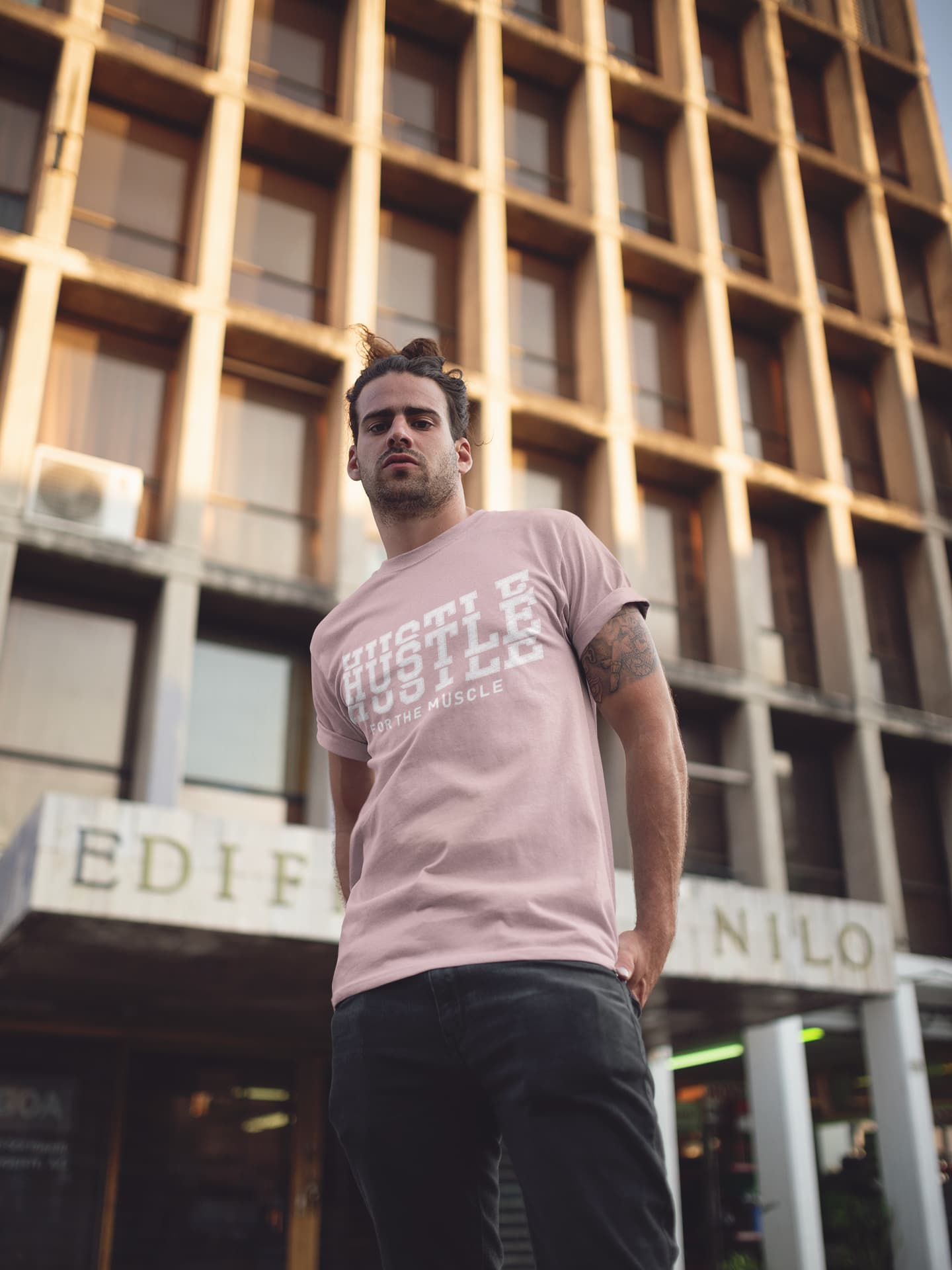 Men's Pastel Dusty Round Neck T-shirts