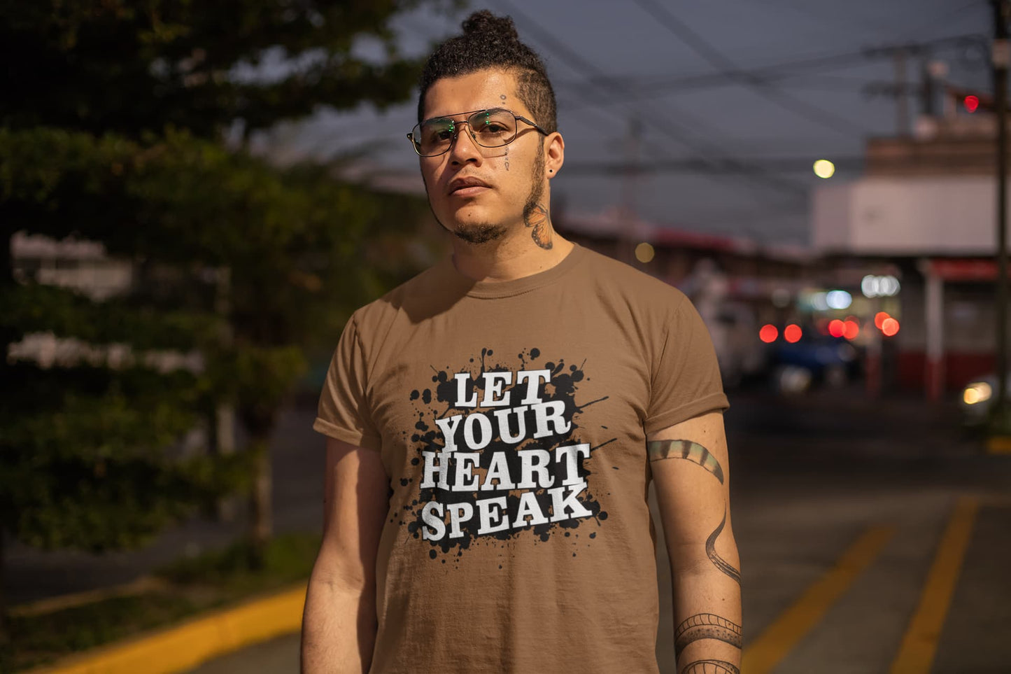 MENS CHOCOLATE BROWN ROUNDNECK T-SHIRT