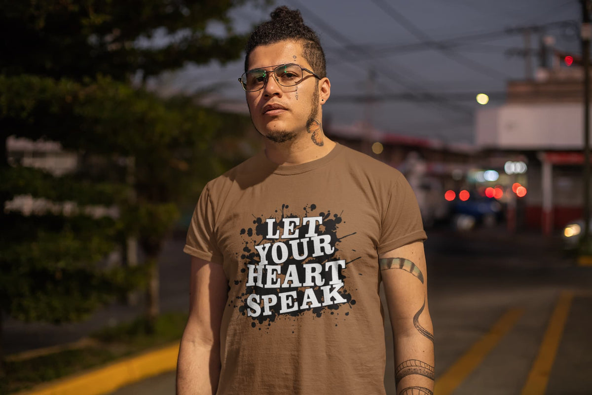 MENS CHOCOLATE BROWN ROUNDNECK T-SHIRT
