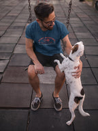 MENS NAVY BLUE ROUNDNECK T-SHIRT