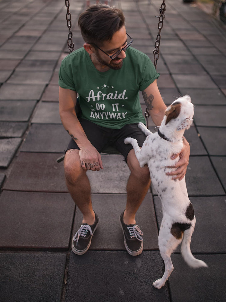 MENS OLIVE GREEN ROUNDNECK T-SHIRT