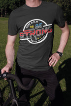 Men's Black Round Neck T-shirts