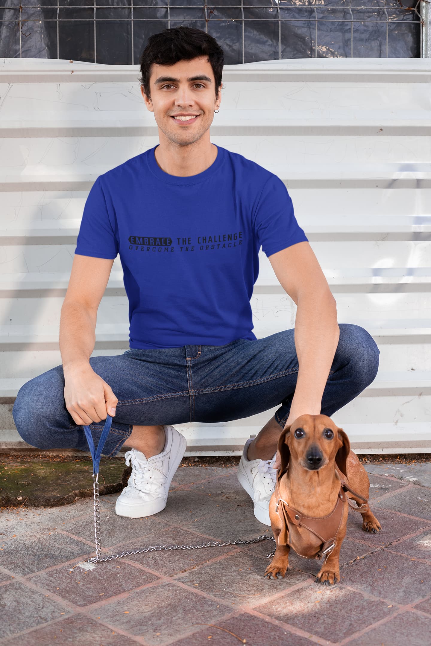 MENS ROYAL BLUE  ROUNDNECK T-SHIRT