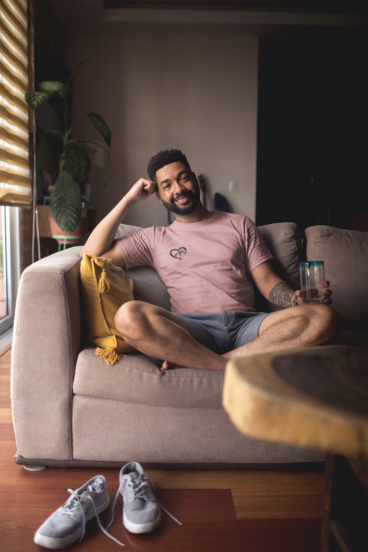 MENS PASTEL DUSTY ROUNDNECK T-SHIRT