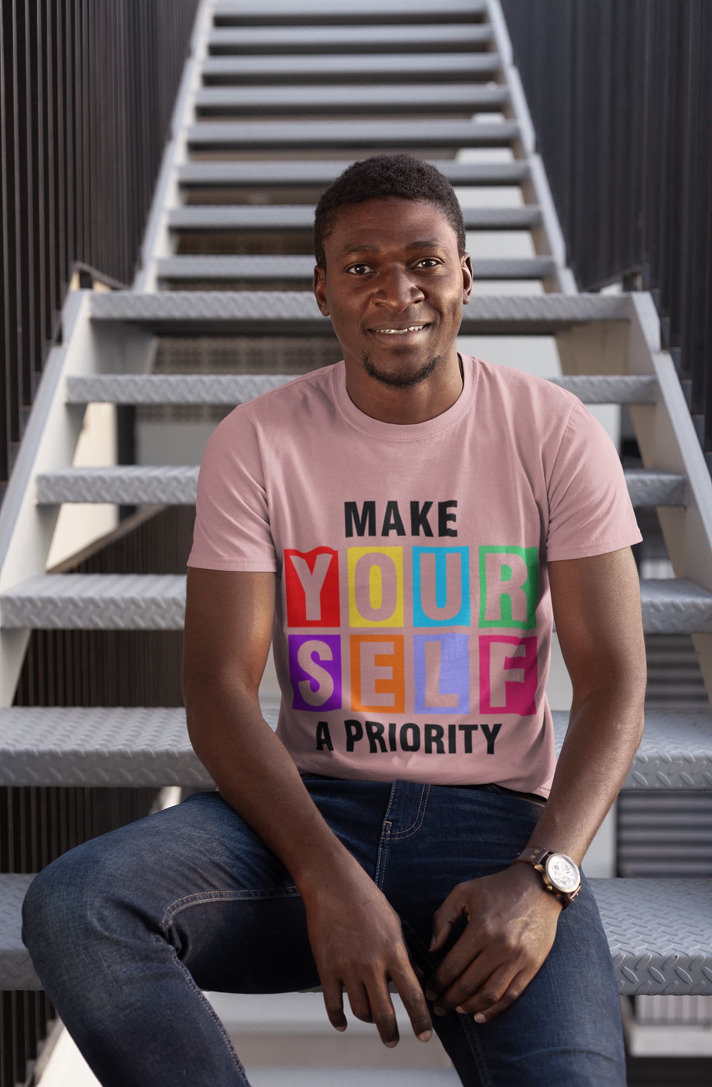 Men's Pastel Dusty Round Neck T-shirts