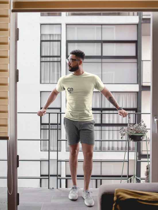 MENS ALMOND ROUNDNECK T-SHIRT