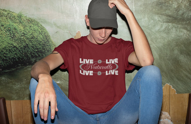 MENS MAROON ROUNDNECK T-SHIRT