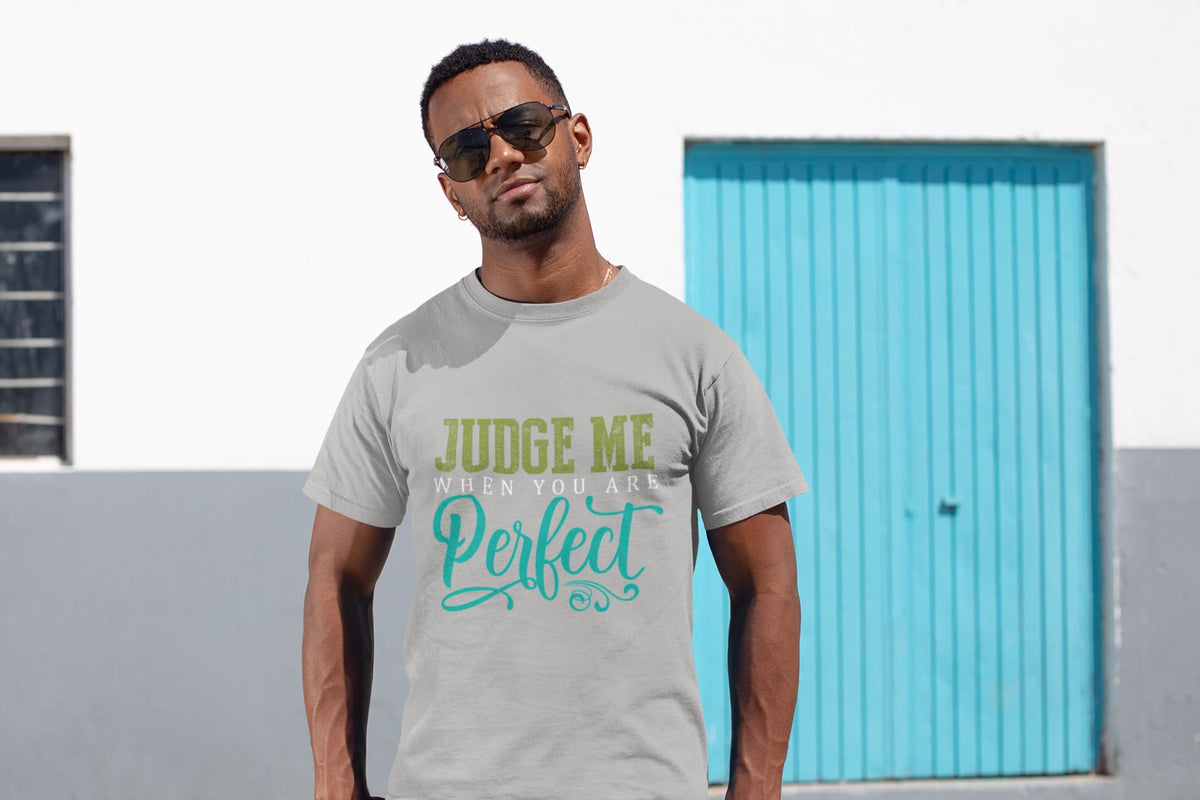 MENS MELANGE GREY ROUNDNECK T-SHIRT