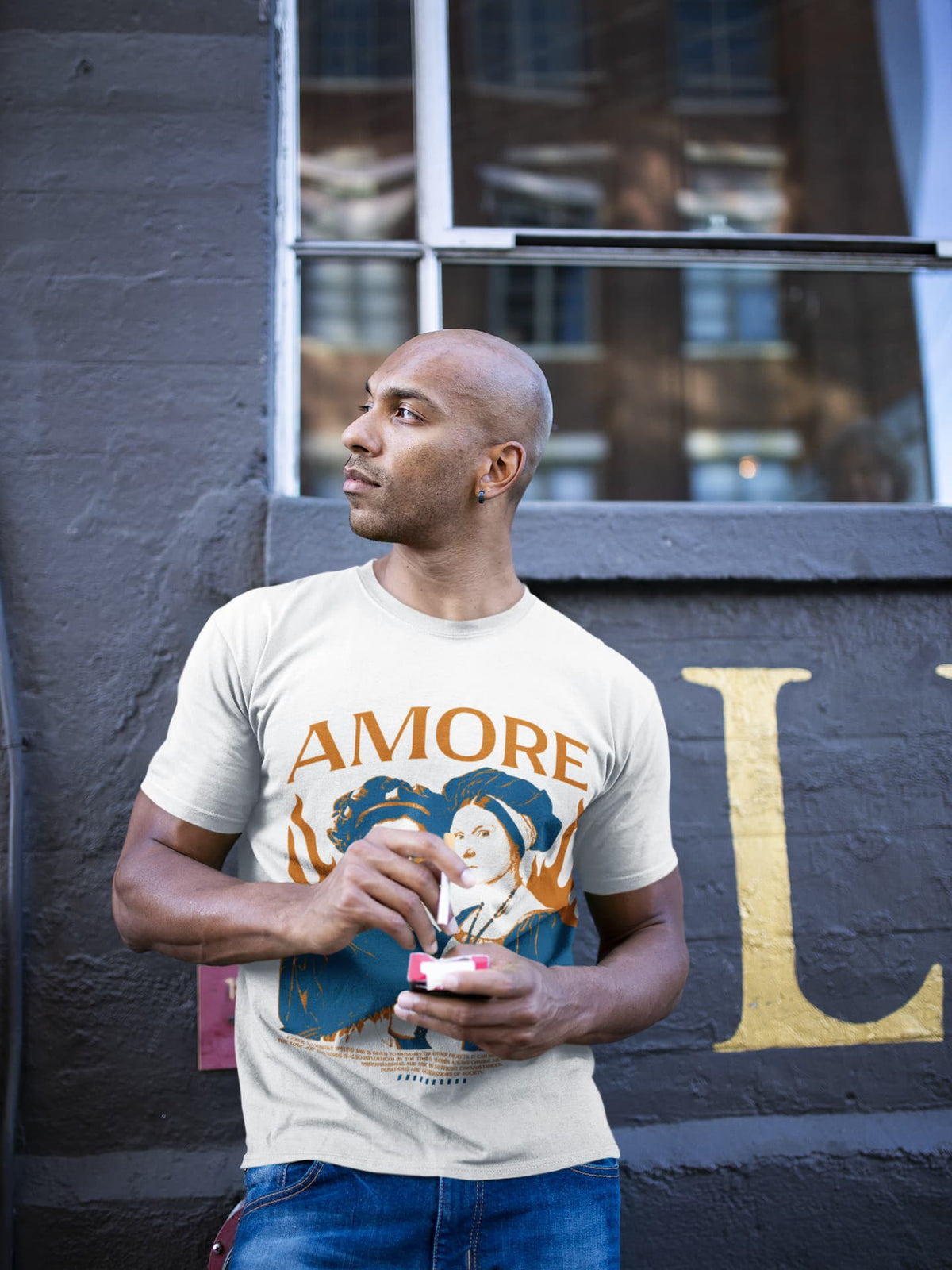 Men's White Round Neck T-shirts