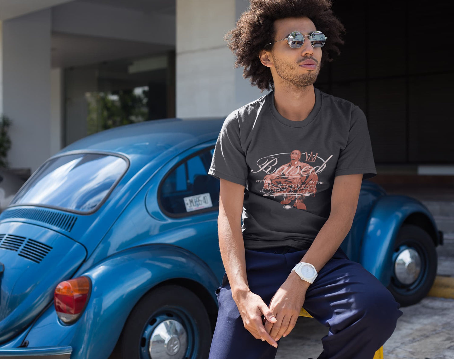 MENS BLACK ROUNDNECK T-SHIRT