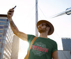 Men’s Olive Green Round Neck T-shirts