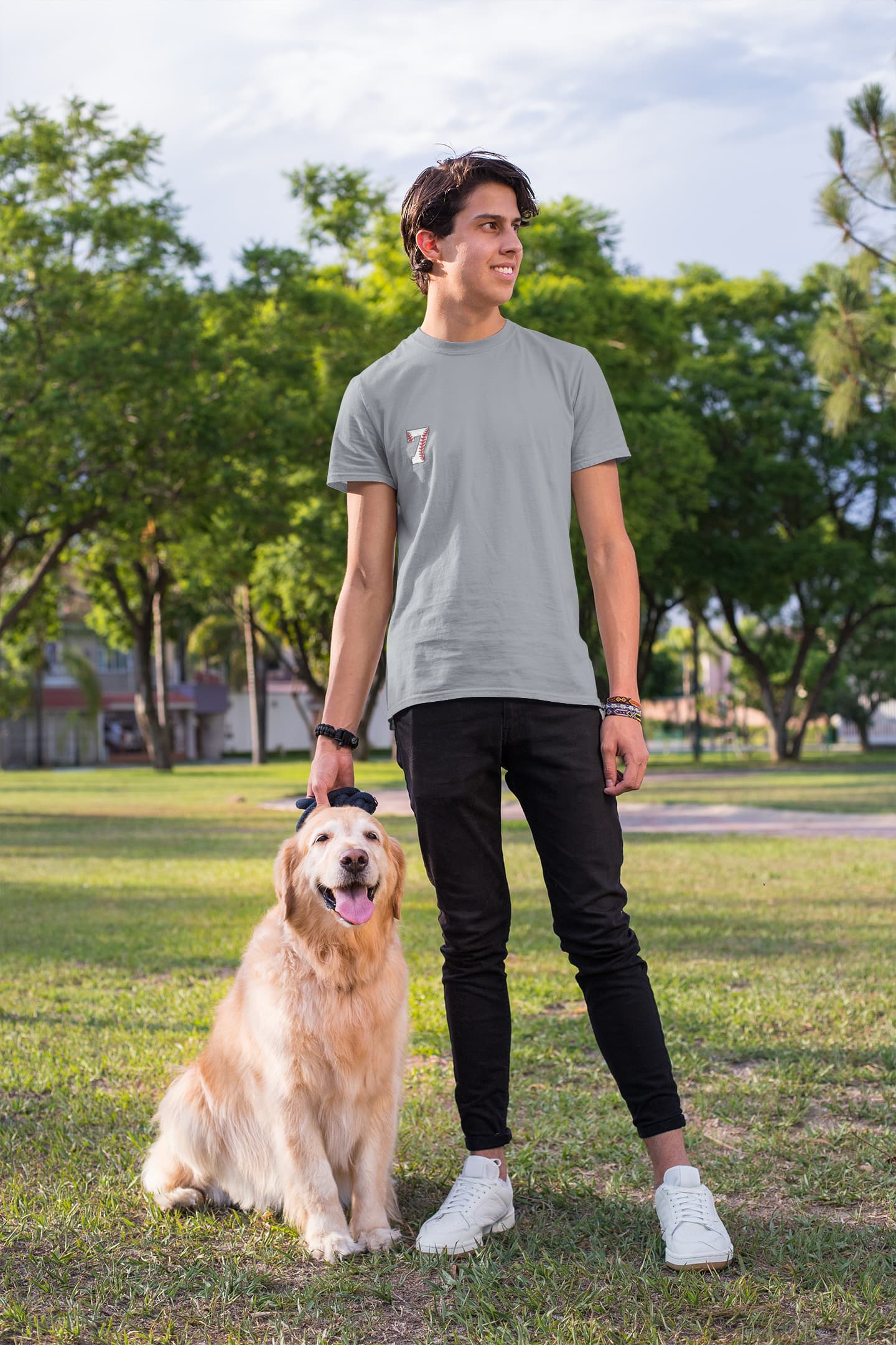 MENS SILVER FROST ROUNDNECK T-SHIRT