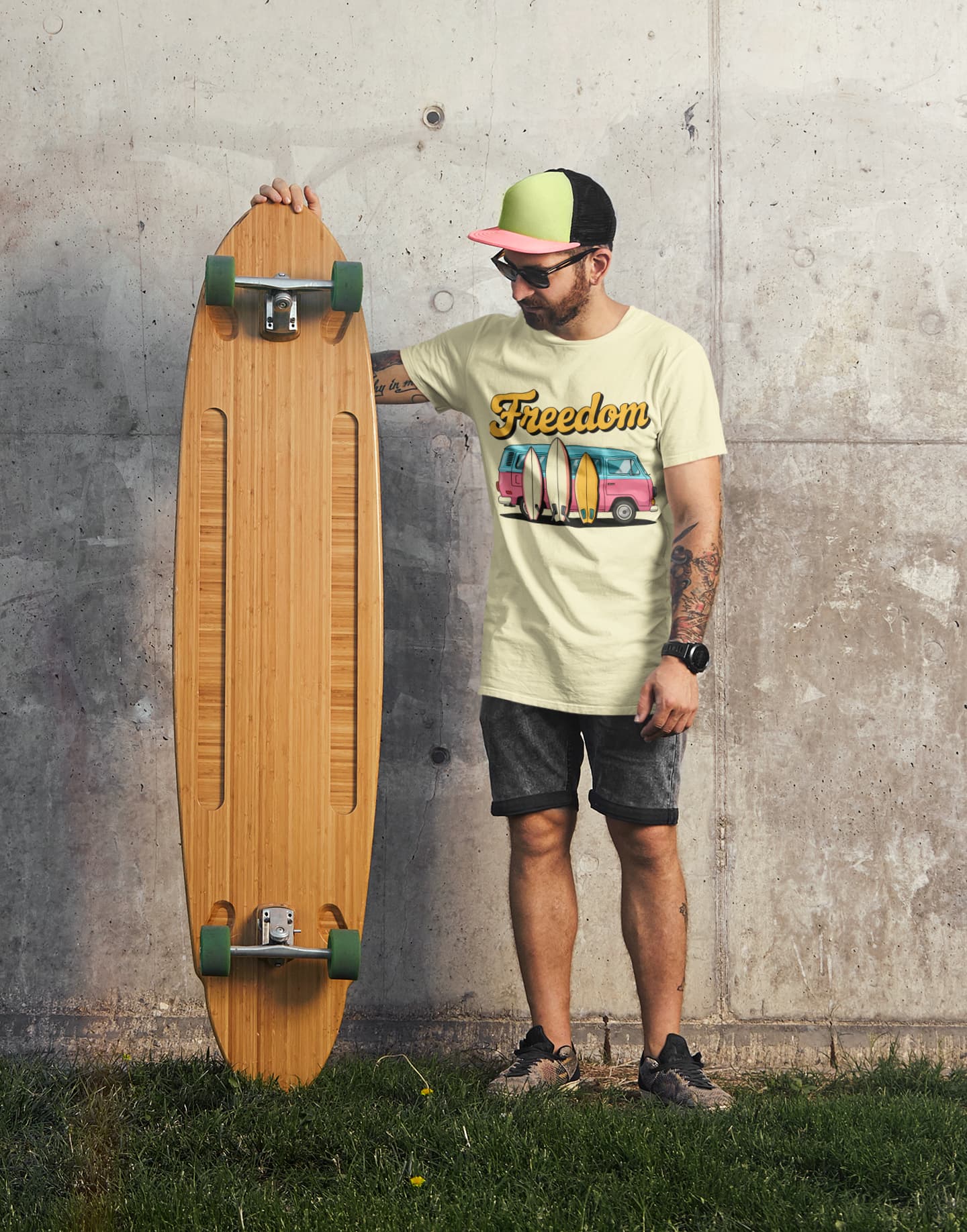 Men’s Almond Round Neck T-shirts