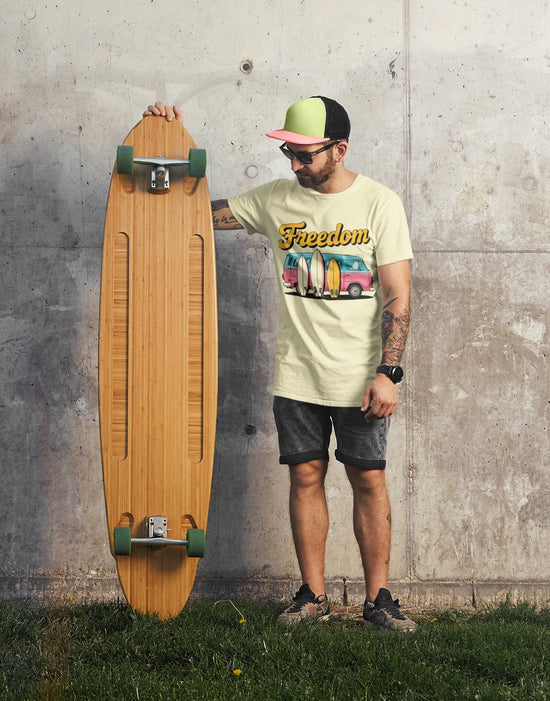 Men’s Almond Round Neck T-shirts