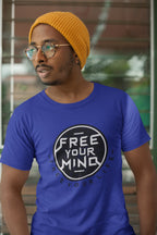 MENS ROYAL BLUE ROUNDNECK T-SHIRT