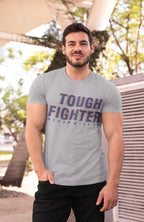 Men's Melange Grey Round Neck T-shirts