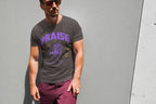 Men's Charcoal Grey Round Neck T-shirts