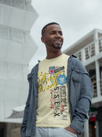 Men's Almond Round Neck T-shirts
