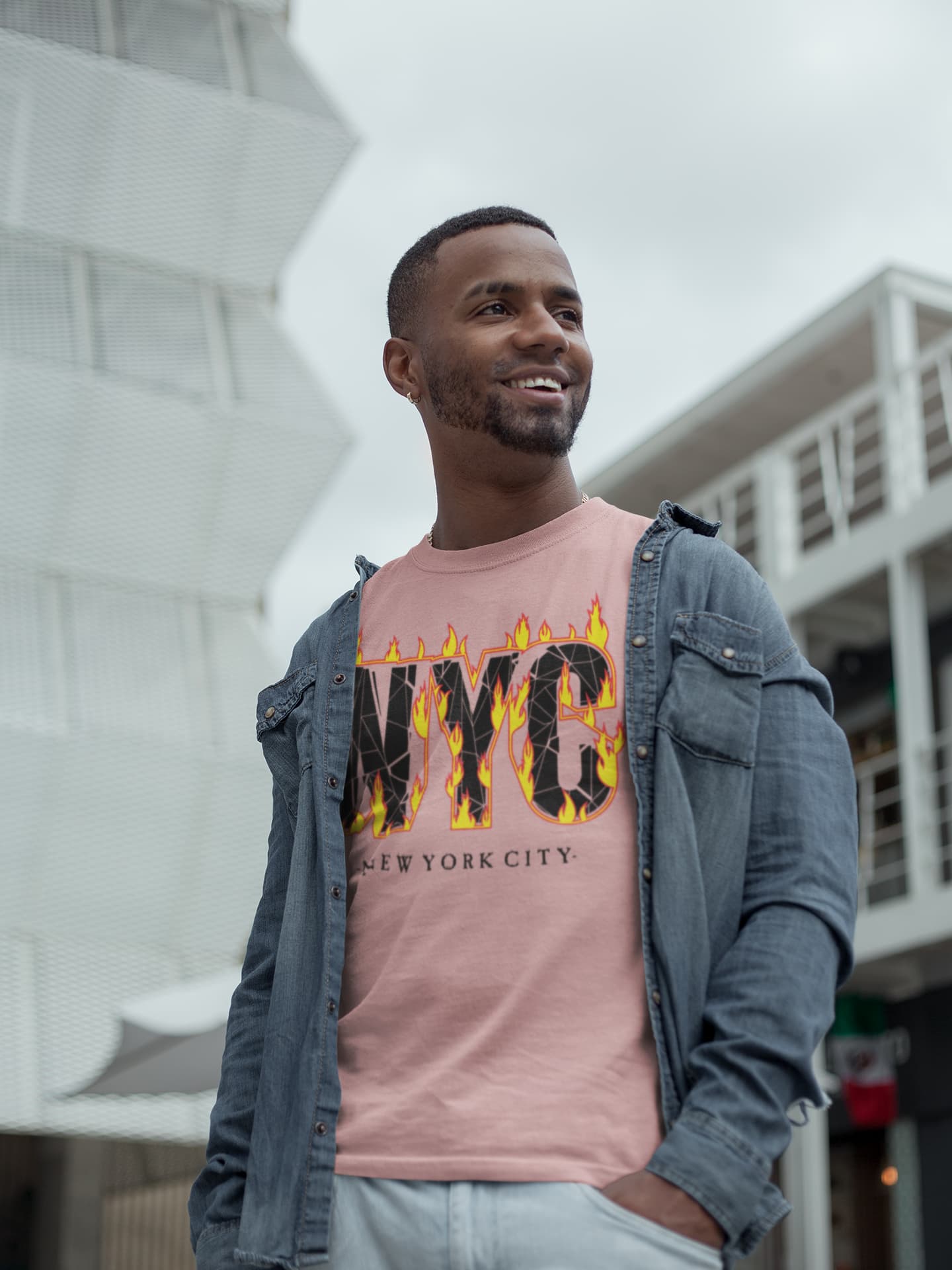 Men's Pastel Dusty Round Neck T-shirts