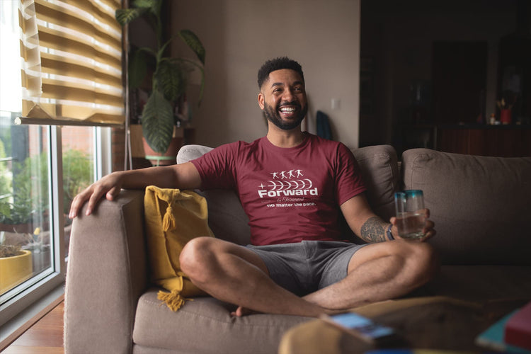 MENS MAROON  ROUNDNECK T-SHIRT