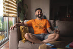 MENS ORANGE ROUNDNECK T-SHIRT
