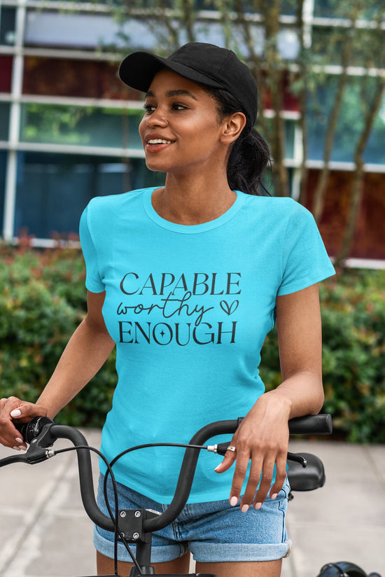 WOMENS SKY BLUE ROUNDNECK T-SHIRT
