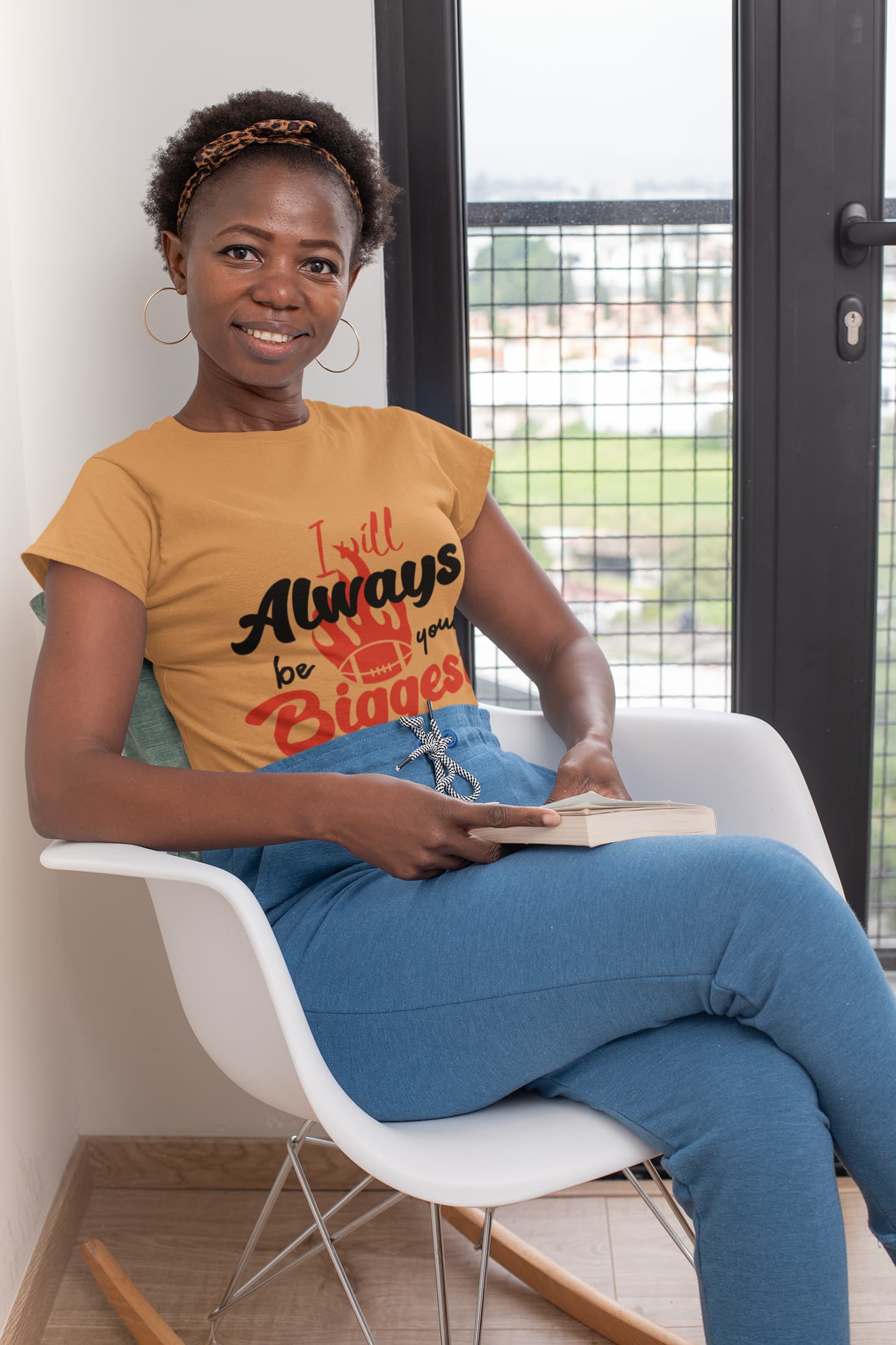 Women's Mustard Yellow Round Neck T-shirts