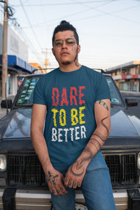 Men's Navy Blue Round Neck T-shirt